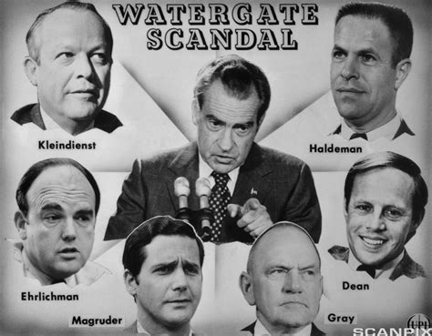 Watergate scandal .